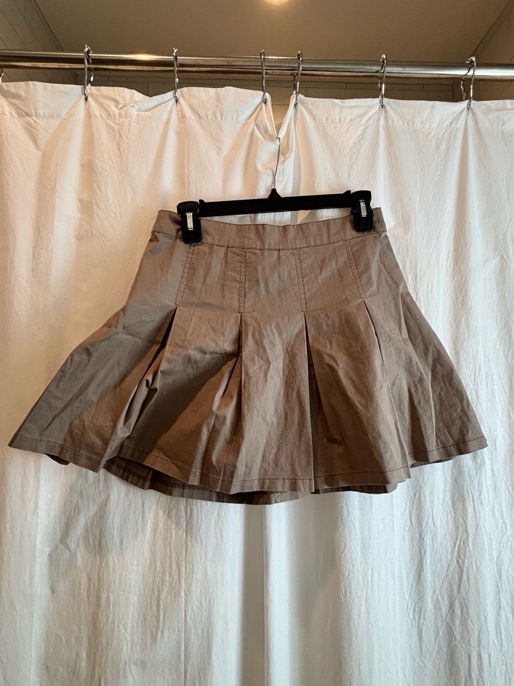 bp Taupe Circle Skater Mini Skirt